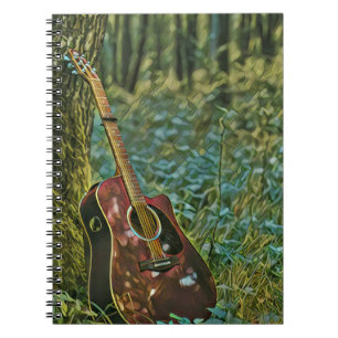 Guitarist birthday gift notizblock