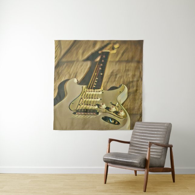 Guitarist birthday gift wandteppich (Beispiel)