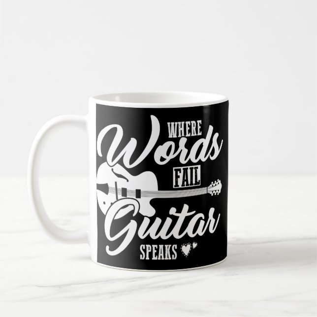 Guitarist gift guitar saying nice  kaffeetasse (Links)