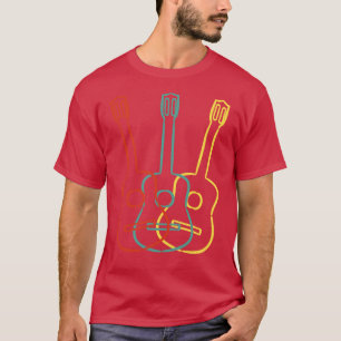 Guitarist Gift Idea Vintage Gitarre T-Shirt