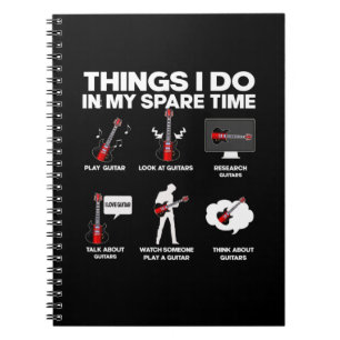 Guitarist Guitar Addicted Guitarist Music Birthday Notizblock