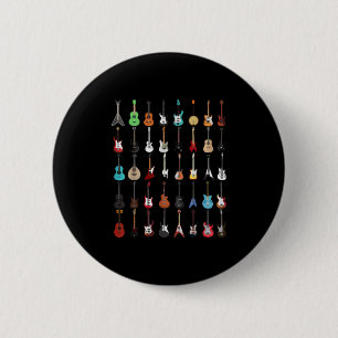 Guitarist Guitar Musical Instrument Rock and Roll Button