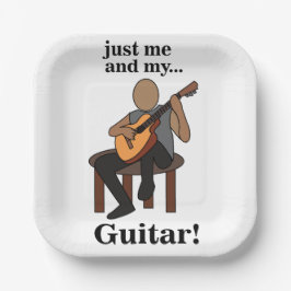 Guitarist Guitar Player Musical Party Pappteller