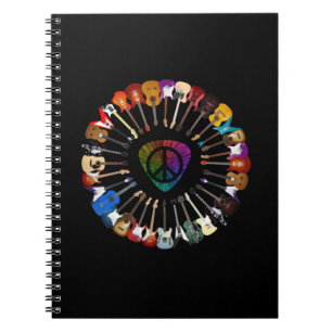 Guitarist Guitar Variety Birthday Notizblock