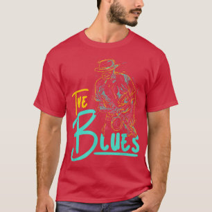 Guitarist Musician Blues Guitar Vintage Blues Musi T-Shirt