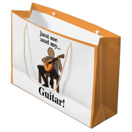 Guitarist Playing Guitar Birthday Große Geschenktüte