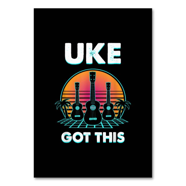 Guitarist Uke Got This Birthday Tischnummer (Vorderseite)