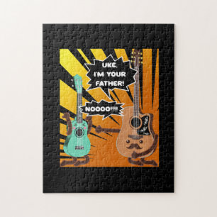 Guitarist Uke I Am Your Father Birthday Puzzle