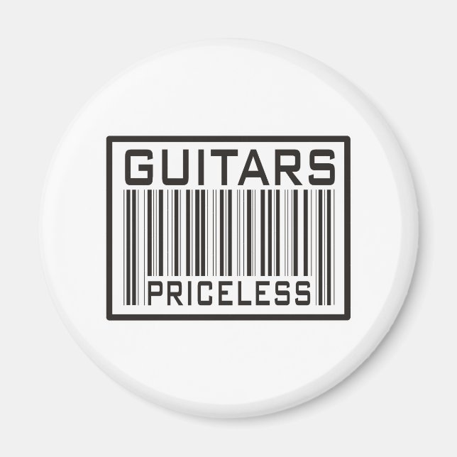 Guitars Priceless Magnet (Vorne)