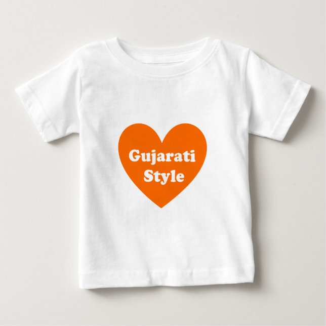 Gujarati Style Baby T-shirt (Vorderseite)