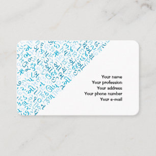 Gujarati Visitenkarte