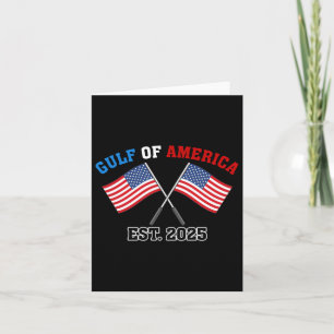 Gul-f Retro of America Est 2025 US-amerikanische F Karte