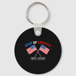 Gul-f Retro of America Est 2025 US-amerikanische F Schlüsselanhänger