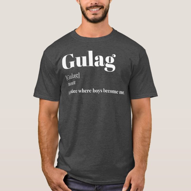 GULAG Definition Funny Gaming Gamer Memer Geschenk T-Shirt (Vorderseite)