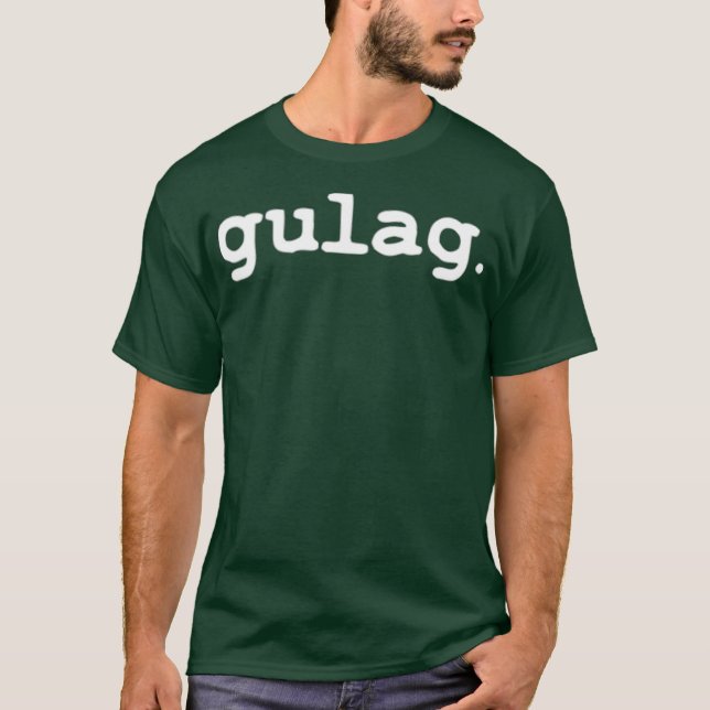 Gulag Warzone Gaming Print T-Shirt (Vorderseite)