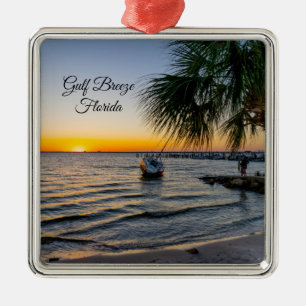 Gulf Breeze Florida Ornament Aus Metall