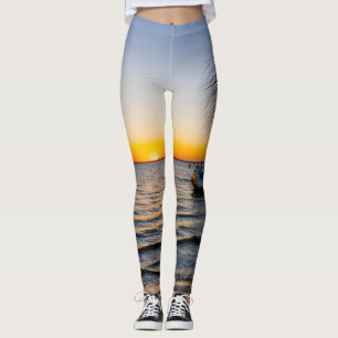 Gulf Breeze Florida Sunset Leggings