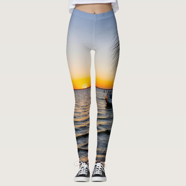 Gulf Breeze Florida Sunset Leggings (Vorderseite)
