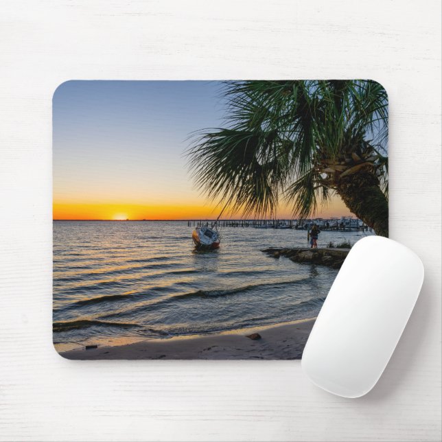 Gulf Breeze Florida Sunset Mousepad (Mit Mouse)