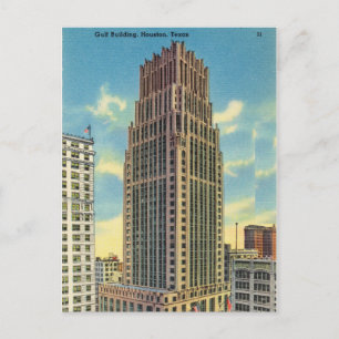 Gulf Building, Houston, Texas Postkarte