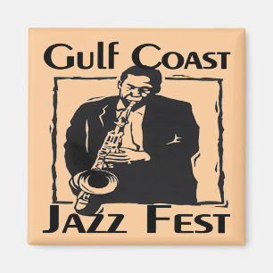 GulF Coast Jazz Fest Magnet