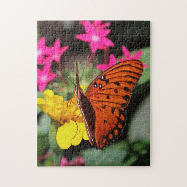 Gulf Fritillary Butterfly Puzzle (Vertikal)