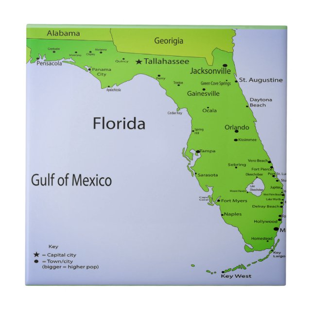 GULF OF MEXICO FLIESE (Vorderseite)