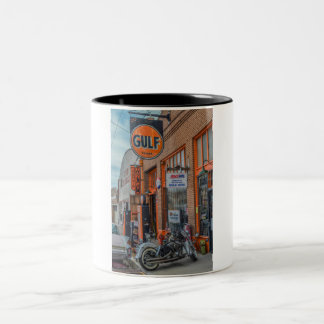 Gulf Oil Zweifarbige Tasse