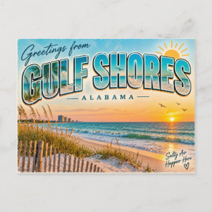 Gulf Shores Alabama Postkarte