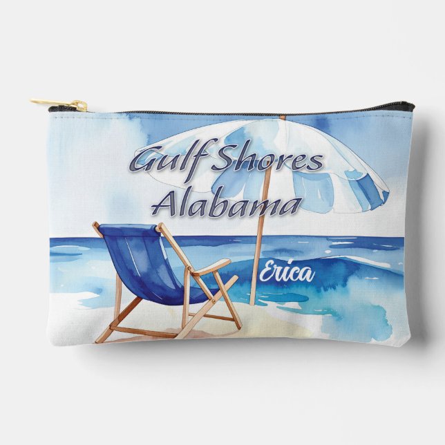 Gulf Shores, Alabama Zubehörtasche (Vorderseite)