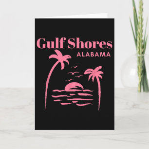 Gulf Shores Alama Urlaub Mädchen Karte