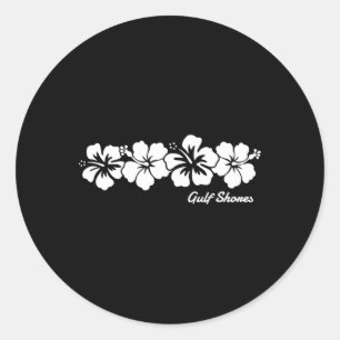 Gulf Shows Alabyma Hibiskus Blume Boys Girls Tod Runder Aufkleber