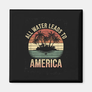 Gulf USA America Humour Trump Patriotic 2025 Magnet