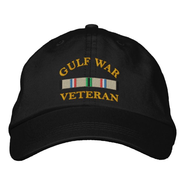 Gulf War Veteran Bestickte Baseballkappe (Vorderseite)