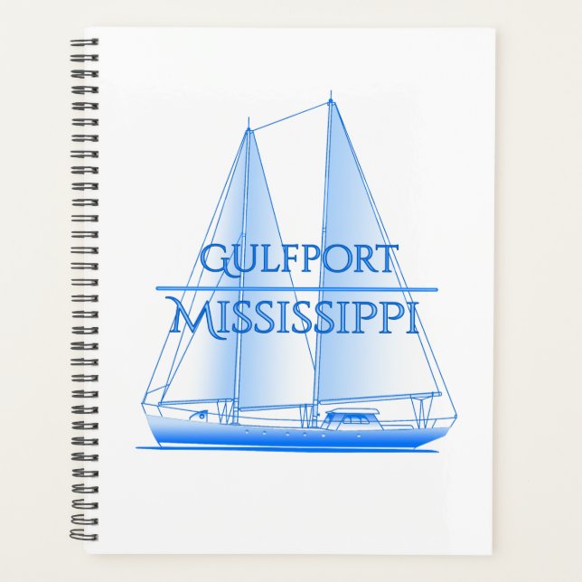 Gulfport Coastal Nautical Sailing Planer (Vorderseite)