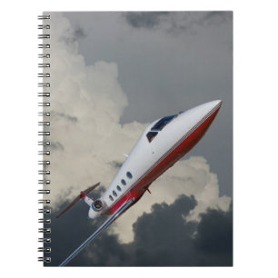 GULFSTREAM 3 IN DEN WOLKEN NOTIZBLOCK