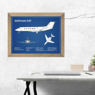 Gulfstream G-IV - Flugzeugkonzepte ABD Fotodruck