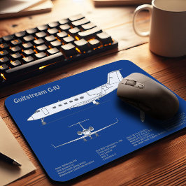 Gulfstream G-IV - Flugzeugkonzepte ABD Mousepad
