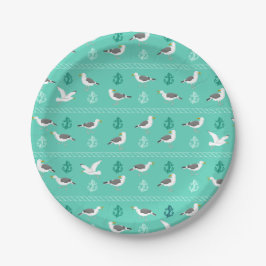 GULL SEAGULLS BIRD PATTERN PAPPTELLER