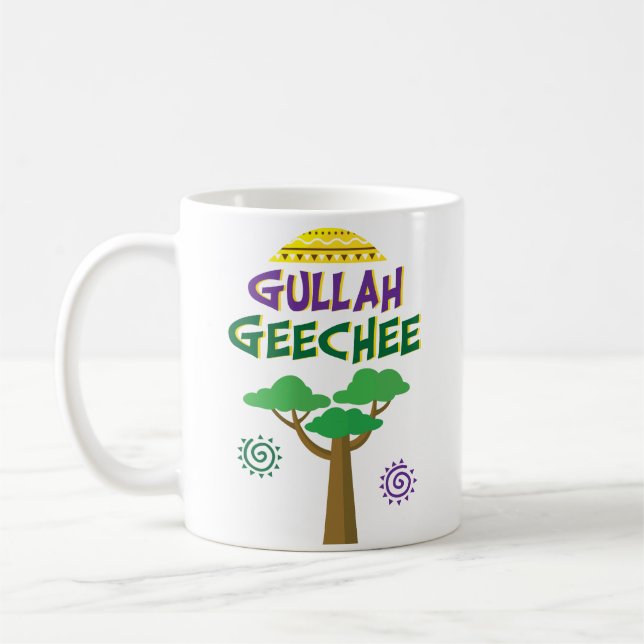 Gullah Geechee kulturelles Erbkorridor-Tasse Kaffeetasse (Links)