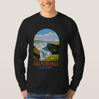 Gullfoss Falls Travel Adventure Trip Gullfoss Fall T-Shirt