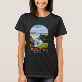 Gullfoss Falls Travel Adventure Trip Gullfoss Fall T-Shirt