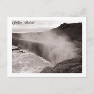 Gullfoss Postkarte