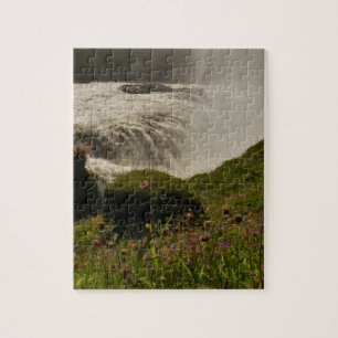 Gullfoss Wasserfall-Island-Puzzlespiel Puzzle