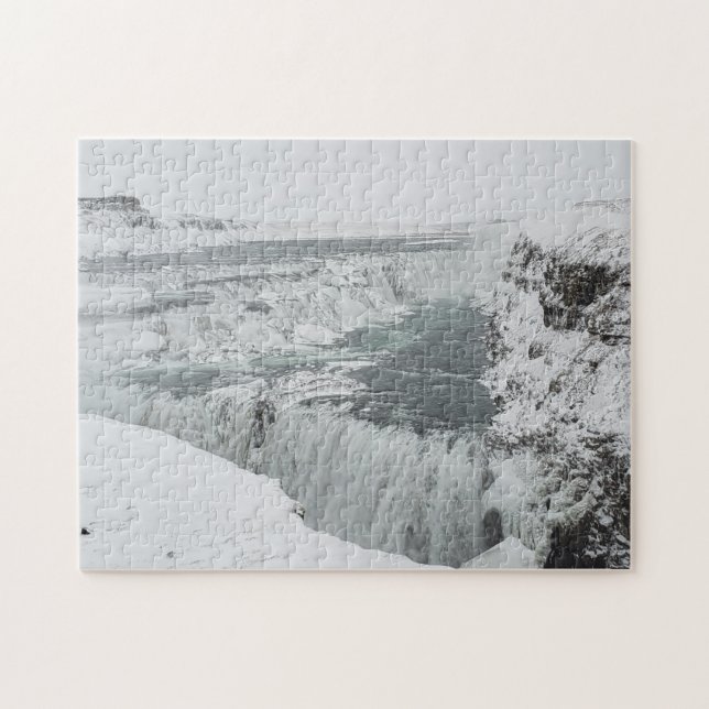 Gullfoss Waterfall, Island Puzzle (Horizontal)