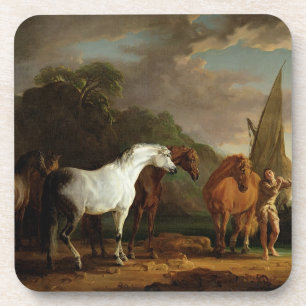 Gulliver, das seinen Schluss nimmt, verlassen vom Getränkeuntersetzer