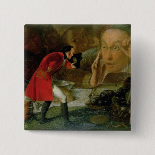 Gulliver stellte zum Brobdingnag Bauern aus Button
