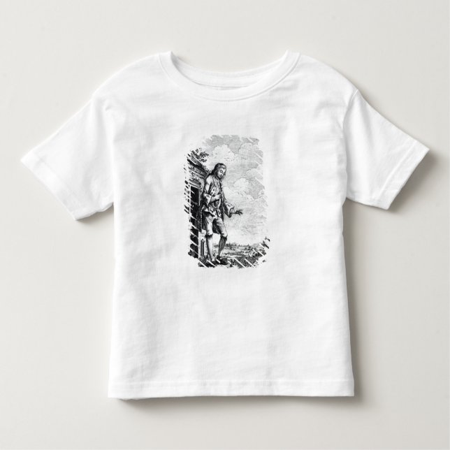 Gulliver unter den Lilliputians Kleinkind T-shirt (Vorderseite)