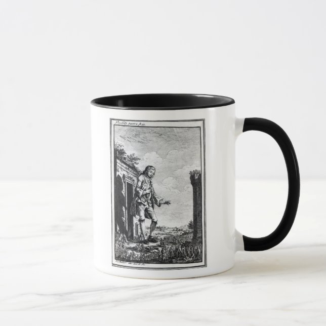 Gulliver unter den Lilliputians Tasse (Rechts)