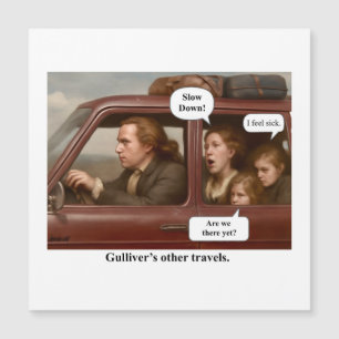 Gullivers andere Reisen. Magnetkarte